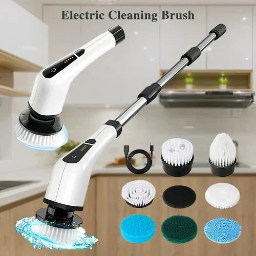 9-in-1 Electric Cleaning Brush – One Tool, Total Clean,scraper