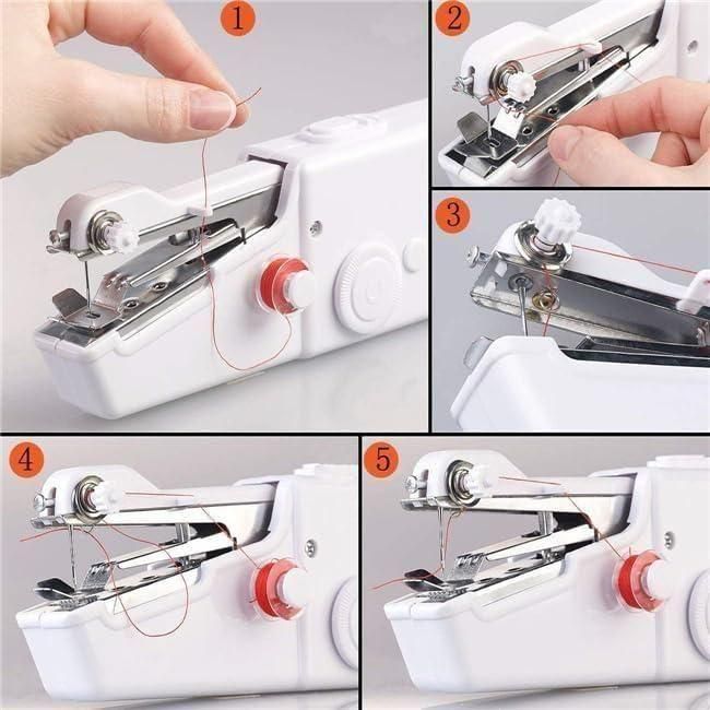 Mini Handheld Electric Sewing Machine – Portable & Cordless Stitch Tool for Beginners