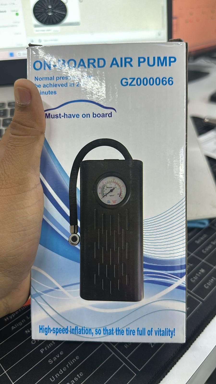 Cordless Tire Inflator Portable Air Pump for SUV, Truck, Car, Rechargeable Electric Air Compressor