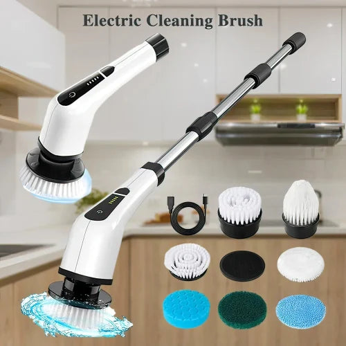 9-in-1 Electric Cleaning Brush – One Tool, Total Clean,scraper