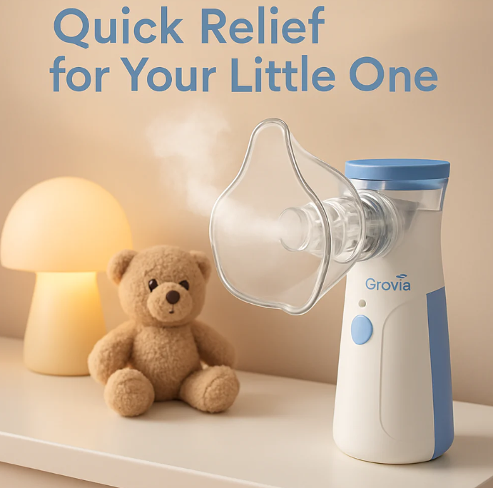 LungEase Mesh – Fast, Effective Relief | Compact Mesh Nebulizer