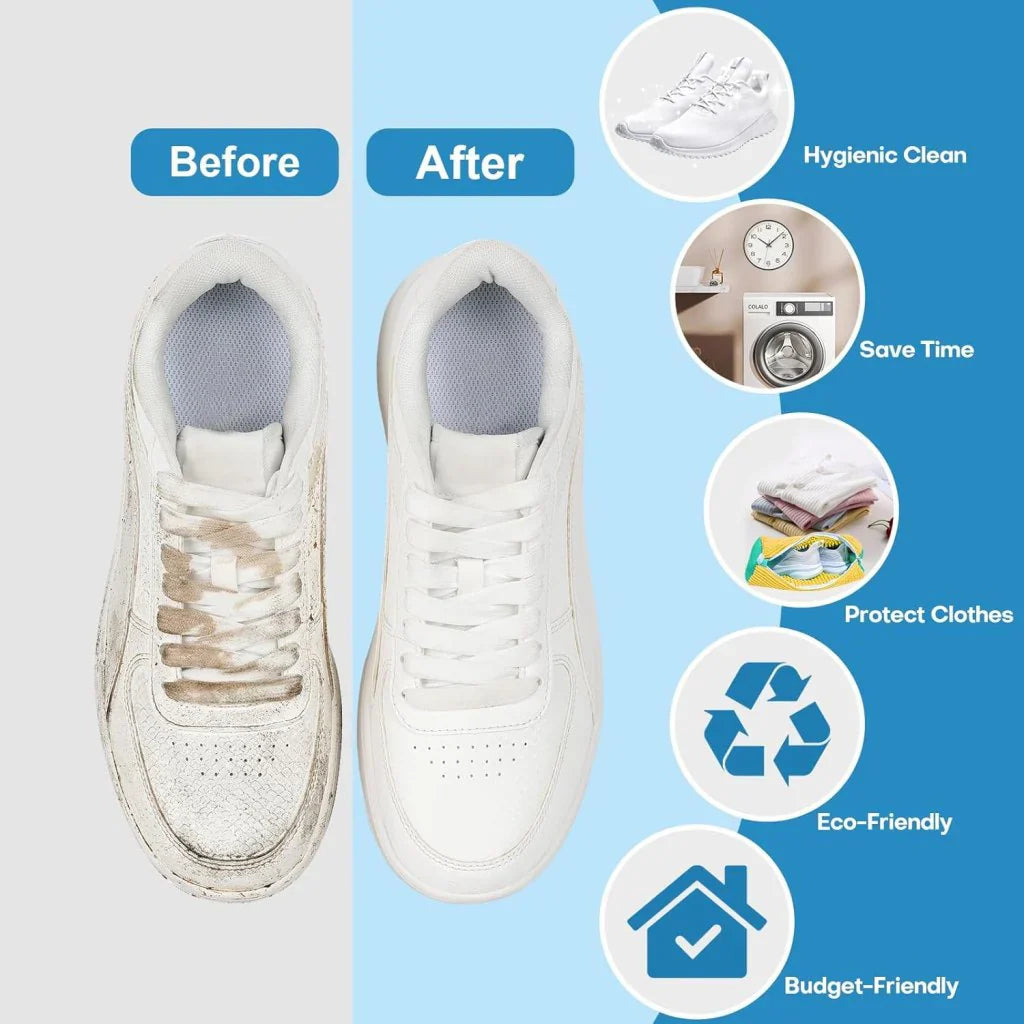 EasyWash - Shoe Cleaning Bag | At Home Deep Cleaning | Works with any Washing Machine